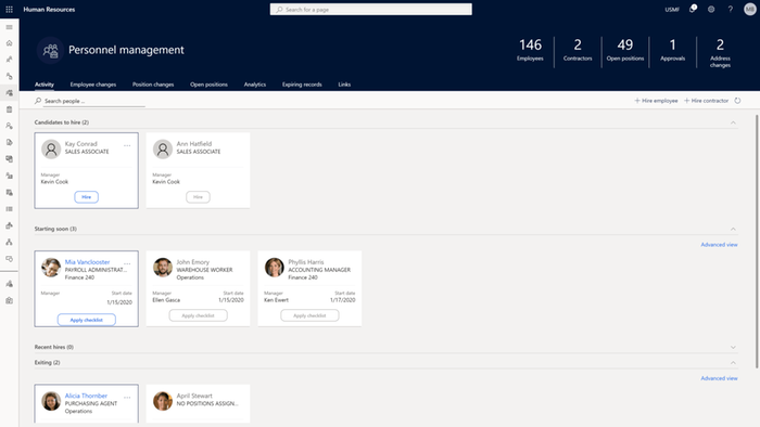 NCE Dynamics 365 Human Resources (YEARLY) | Vodafone Cloud Services ...
