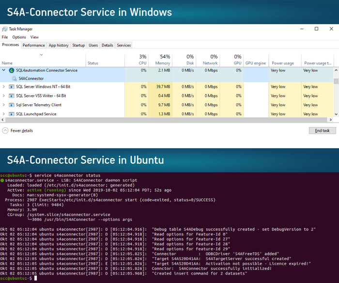 Configuring connector service