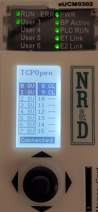 Front panel LCD for troubleshooting