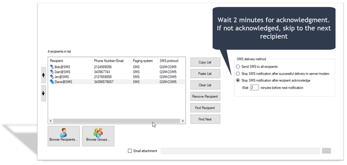 Escalation procedure - eliminating nuisance alarms at their source