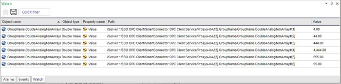 OPC arrays support