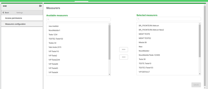 Access to available sources
