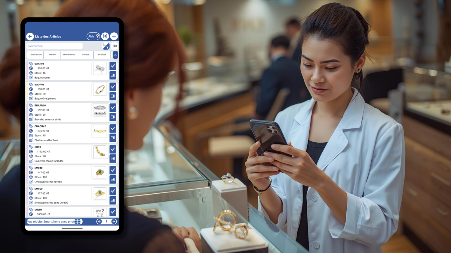 Catalogue & Stock (Articles, tarifs, inventaires, transferts, BE/BS)