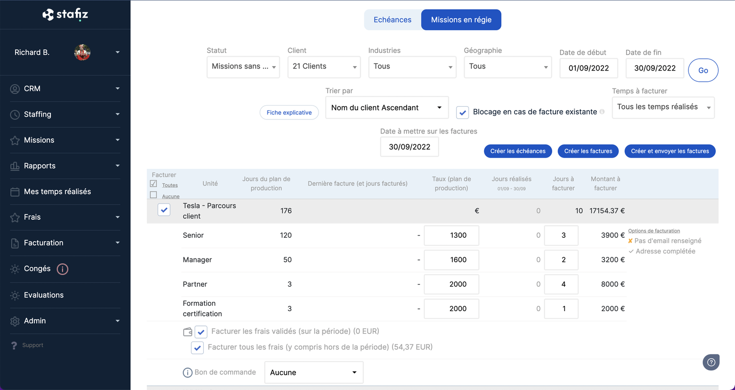 Devis et Facturation de projets