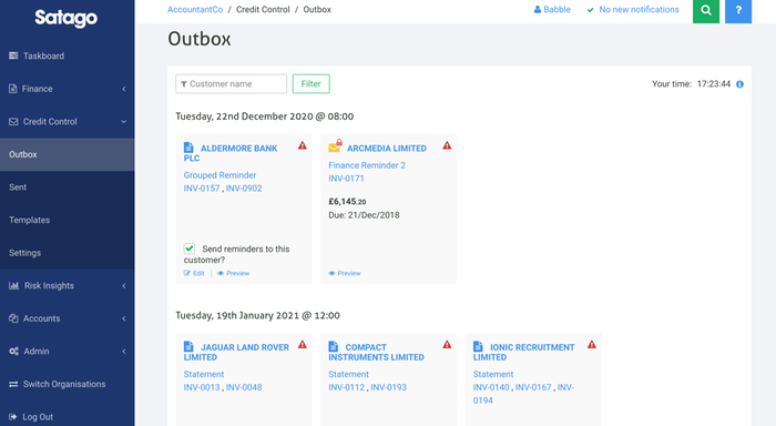 Personalise your invoice reminders