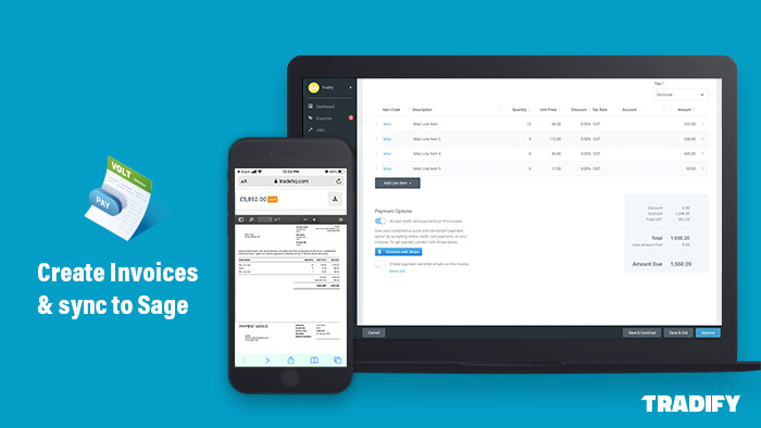 Automatically sync invoices to Sage