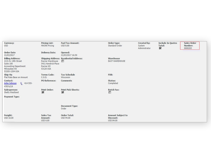 Integrated Quote to Cash cycle