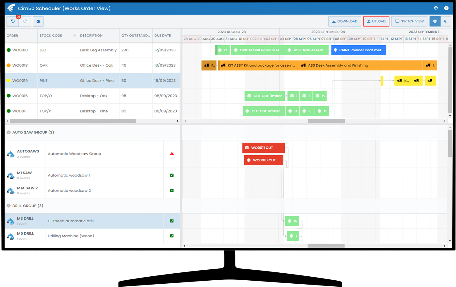 Graphical Scheduler