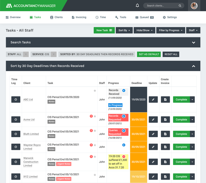 Automated task management