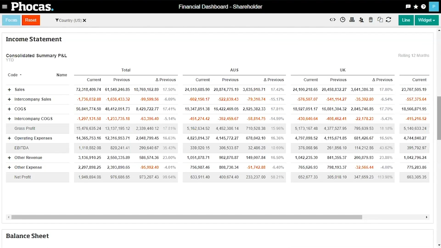 Live and dynamic user interface