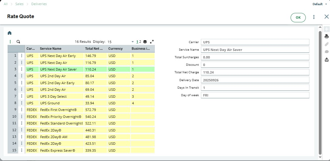 Instant Shipping Quote