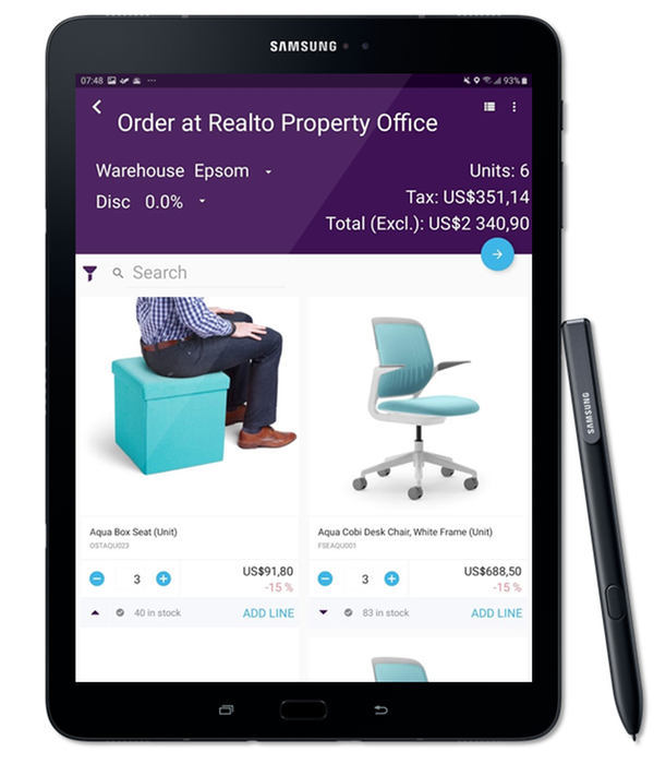 Submit accurate orders from the field