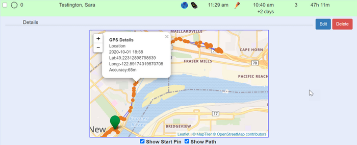 GPS & Geofence Features