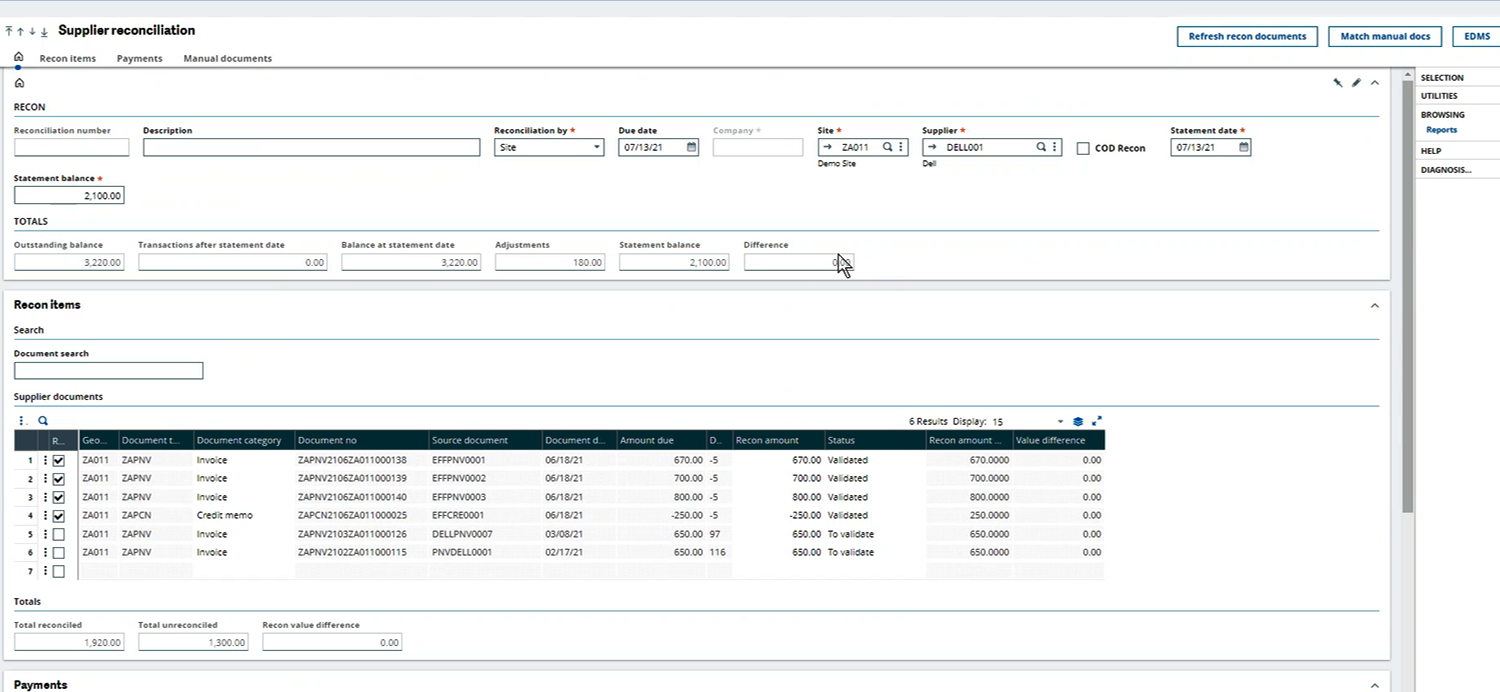 Streamline Supplier Reconciliation